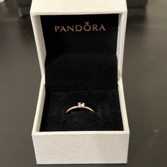 New Without Tags Gold Pandora Ring, Pandora Rings Gold, Rose Gold Pandora, Gold Pandora, Pandora Ring, Jewelry Rose Gold, Pandora Rings, Golden Ring, 5 Rings