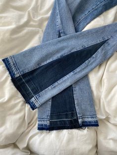 Rich Girl Clothes, Thrift Flip Clothes Ideas, Diy Clothes Projects, Revamp Clothes, Aesthetic Pants, Bride Fashion Illustration, Umgestaltete Shirts, Jeans Refashion, Remake Clothes