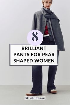 Create a minimalist pear shape capsule wardrobe with high waist pants for pear shape and pear shape cargo pants! These pear shaped body outfits pants are perfect for autumn and winter. Achieve the best style with these smart casual looks that flatter your wider hips. John Lewis