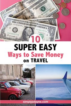 Ways to save money on travel Saving For Travel, Money For Travel, Money Saving Hacks, Easy Ways To Save Money, Vacation Fund, Travel Fund, Saving Hacks, Genius Ideas