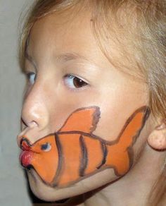 fish face painting Fish Face Painting, Face Painting Unicorn, Fish Makeup, Homemade Face Paints, Fish Face, Face Painting Easy, Kids Face Paint, Unicorn Halloween, Dining Room Ideas