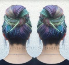 Colors Hair Colour Ideas Blue, Hair Colour Ideas, Opal Hair, Rainbow Hair Color, Forever And Always, Multicolored Hair, Ombré Hair, Colour Ideas