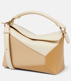 Loewe Puzzle Bag Mini, Loewe Puzzle Bag, Loewe Puzzle, Puzzle Bag, Loewe Bag, Best Handbags, Leather Items, Small Bag, Dream Wardrobe