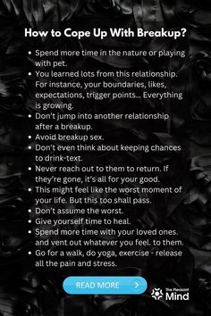 how to cope up with breakup? Break Up Tips, Getting Over Heartbreak, Healing From A Breakup, Post Break Up, Breakup Motivation, Finding Love Again, Rebound Relationship, Getting Over Someone, Breakup Advice