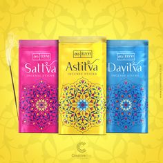 Incense sticks packaging design agency in Ahmedabad, India creativeline packaging design agency in Gandhinagar, India Agarbatti Packaging Design Pouch, Puja Accessories, Buddhism Beliefs, Wrapper Design, Sweet Box Design