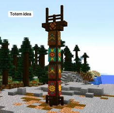 Minecraft Tiny Statue, Minecraft Totem Pole, Villager Statues Minecraft, Minecraft Monuments, Minecraft Map Art, Minecraft Statue, Minecraft Villager, Japanese Torii, Minecraft Statues