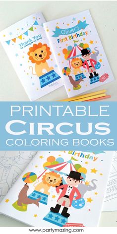 printable circus coloring books for kids