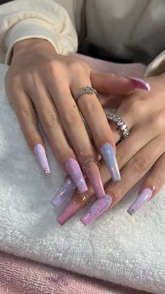 Acrylic Nail Art, Prom Nails, Fire Nails, Coffin Nails Designs, Pretty Acrylic Nails, Dope Nails, Best Acrylic Nails, Purple Nails, White Acrylic