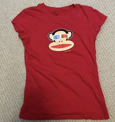 Dc Clothes, 2000s T Shirt, Paul Frank, Red Shirt