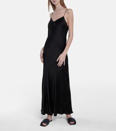 Long Black Slip Dress, Purple Midi Dress, Black Slip Dress, Maxi Slip Dress, Silk Slip Dress, Silk Charmeuse, Satin Slip, Silk Slip, Sweater Material