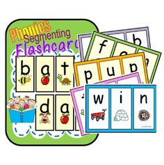 the beginning and ending sounds flash cards are shown in this image, with each letter on it