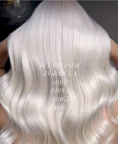 White Toner Formulas, Platinum Toner Formula, Shades Eq White Blonde Toner, White Hair Formula, White Blonde Formula, Platinum Blonde Hair Formula, Blonde Formulas, White Hair Toner