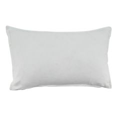 a white pillow on a white background