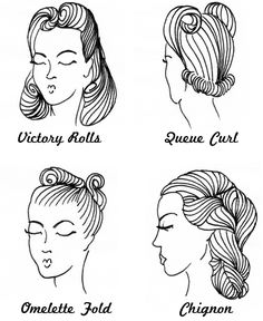 ModCloth Blog » From Hair to There: Get to Know These 1940's Hairstyles Baby Pony, Look Retro