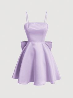 Lilac Purple Sexy,Party Collar Sleeveless Woven Fabric Plain Cami,Fit and Flare Embellished Non-Stretch  Women Clothing Cute Lavender Dress, Purple Suprise Dance Outfits Quinceanera, Light Purple Dama Dresses, Lilac Dresses Short, Hoco Dresses Windsor, Cute Purple Clothes, Purple Dama Dresses, Fancy Dresses For Teens, Short Quince Dresses