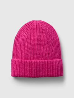 Supersoft cotton-blend ribbed knit beanie.  For more fit and sizing info, check out our Size Guide. Ribbed Knit Beanie, Plush Yarn, Everyday Luxury, Toddler Christmas, Toddler Gifts, The Gap, Beanie Hat, Knit Beanie, Beanie Hats