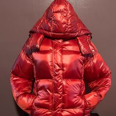 New Legacy Puffer Ruby Red Size Medium New With Tags Never Worn! Retails $115 Super Warm & Trendy Soft Detachable Hood Polyester And Polymide Red Down Puffer Jacket For Fall, Casual Red Down Outerwear, Red Down Puffer Jacket For Winter, Fitted Red Puffer Jacket For Winter, Red Down Outerwear With Detachable Hood, Red Hooded Down Outerwear, Hooded Red Down Outerwear, Red Down Puffer Outerwear, Red Hooded Moisture-wicking Outerwear