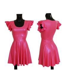 📌✂Please contact me if you would like a custom made dress for your size with your measurements for an extra charge of £12.00. 💋Hand Made with Love💋 Item Specifics: Style: Bodycon Dress Colour: Cerise Pink Fabric: PVC Material: Faux Leather Fabric Stretch: Latex Rubber Stretch Pattern: Plain Size: XS(4-6) S(6-8) M(8-10) L(10-12) XL(12-14) XXL(14-16) Neckline: Crew Neck Silhouette: Bodycon Skater Dress Length: Knee Length Sleeve Length: Flutter Sleeve Occasion: Party, Evening Wear, Special Occa Cerise Pink, Leather Baby, Dusky Pink, Faux Leather Fabric, Womens Bodysuit, Pvc Material, Pink Fabric, Catsuit, Skater Dress