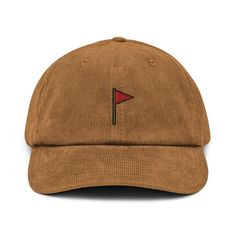 🧵 Product Details This hat is made for comfort and durability. The 100% cotton corduroy is soft and unstructured, making it a great choice for a day spent outdoors. The cotton twill sweatband and taping help to keep the head cool and dry, while the adjustable buckle ensures a snug, comfortable fit. Whether you're hiking, camping, or just enjoying a leisurely stroll, this hat is the perfect way to protect yourself from the elements. * 100% cotton corduroy * Soft, unstructured crown * Cotton twil Corduroy Hat With Embroidered Logo And Curved Brim, Corduroy Baseball Cap With Embroidered Logo, Brown Corduroy Snapback Dad Hat, Adjustable Corduroy Six-panel Hat, Adjustable Six-panel Corduroy Hat, Embroidered Corduroy, Corduroy Cap, Corduroy Hat, Hat Handmade