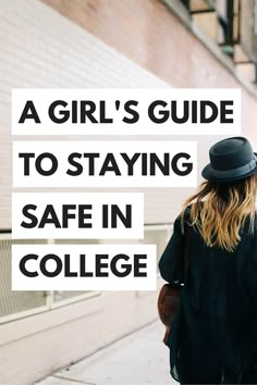 How to stay safe in college -- Safety tips and tricks for college girls! Campus safety is super important. Follow these tips! Safety App, Starting College, College Ready, College Preparation, College Ideas, College Survival, College Advice, College Planning, College Essentials