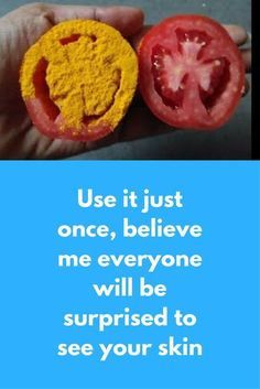 Use it just once, believe me everyone will be surprised to see your skin Today I will tell you one simple beauty hack aa2that will hide all spots from your skin and will also make your skin instantly fair. The best part of this remedy is that you can use this for all skin types For this remedy you will need just 2 ingredients Tomato Turmeric powder Steps to … Glowing Face, Turmeric Powder, Believe Me, Fair Skin, Simple Beauty, Interesting Stuff, 2 Ingredients