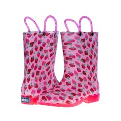 Add some sunshine to your child's step! Rainy days are so much more fun in Wildkin's waterproof pull on rain boots. Available in your favorite Wildkin prints, super lightweight, easy to pull-on, with a rugged tread that's perfect for puddle hopping! Coordinate your new boots with our Wildkin umbrellas and other school gear. Pink Rain Boots For Outdoor, Pink Hunter Rain Boots, Baby Rain Boots, Cute Rain Boots For Kids, Big Kid Rain Boots, Pink Non-slip Rain Boots With Round Toe, Chelsea Rain Boots, Kids Rain, New Boots