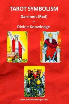 This image shares the meaning a Garment (Red) when it appears in a Tarot Card image Symbols Meaning