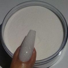 White Acrylic Nails, Acrylic Nails Coffin, Nail Shapes, Powder Nails, Cute Acrylic Nails, Nails On Fleek, Love Nails, Acrylic Nail Designs