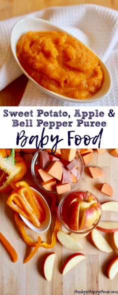 sweet potato, apple and baby food recipe