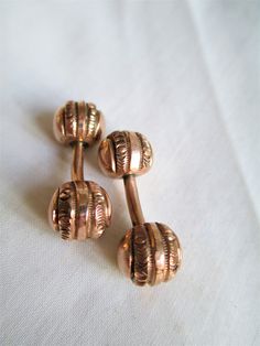 This is a exquisite antique Victorian Very detailed Low K Gold Or Gold Filled cuff-links. The detail is just fabulous, on this gorgeous set. They are in very good condition, One does have a nick on one Please study the photos for they are the best description,.. I try to describe items to the best of my knowledge, but I never claim to be an expert. Please study the pictures carefully and feel free to ask questions. I always combine items in order to save my customers money, so please wait for my Classic Bronze Jewelry For Formal Occasions, Vintage Gold Cufflinks For Wedding, Vintage Engraved Collectible Cufflinks, Antique Hallmarked Cufflinks For Formal Occasion, Antique Hallmarked Cufflinks For Formal Wear, Antique Gold Cufflinks, Antique Gold Cufflinks For Collectors, Antique Hallmarked Cufflinks For Wedding, Antique Engraved Cufflinks For Formal Occasions