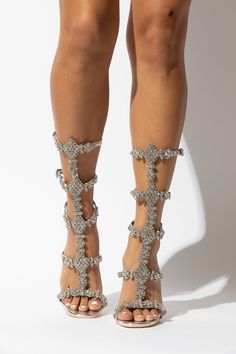 rhinestone gladiator stiletto high heel shoes Brand: Mata Shoes Style: SIMMI Fabric: Details: Bff Birthday Gift, Plus Jumpsuit, Bff Birthday, Pink Prom, Shoes Heels Wedges, Pink Prom Dresses, Silver Shoes, Heels & Wedges, Crop Top Sweater