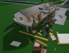 Bloxburg Trailer, Diy House Plans, House Design Pictures, Bedroom Setup, Diy House, Picture Design, Tornado, Anime Funny, House Plans