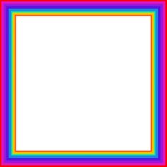 an image of a rainbow colored square frame