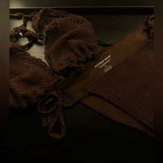 Brand New Bikini From Pacsun Beautiful Chocolate Brown Crotchet Bikini Never Worn Sold Together Top Xl Bottoms M Brown Crotchet, Pacsun Swim, Beautiful Chocolate, Pacsun, Chocolate Brown, Womens Swim, Swimming, Brand New, Women Shopping