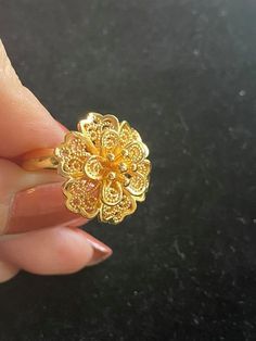 Big Gold Ring Designs, Dubai Gold Ring Design, Latest Ring Designs Gold For Women, Calling Phone, Gold Jewelry Prom, Gold Earrings For Kids