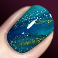 Opal Nails, Great Nails, Fabulous Nails, Nail Art Inspiration, Fancy Nails, Creative Nails, Manicure E Pedicure, Gorgeous Nails, Australian Opal