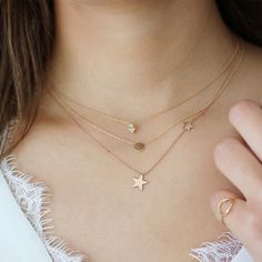 DOUBLE STAR NECKLACE – LUMO Diamond Lariat Necklace, Diamond Bar Necklace, Diamond Bar, Lariat Necklace, Star Necklace, Bar Necklace, Cross Necklace, Solid Gold, Bee