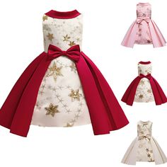 Material：Polyester Color：as photo shown Size: 100/110/120/130/140/150 Sleeve Length: Sleeveless Occasion: Wedding / Party / Cocktail / Evening Condition: 100% New and high quality package include: 1 x Dress   Specifications:   Elegant and pretty baby kids girl's multi-layer tulle princess tutu dress. O-neck sleeveless bodice embellished with lace flower, so beautiful and attractive. Zipper closure on the back, satin Bowknot back, easy to put on and take off. Perfect for christening, bi Kid Dresses, Birthday Princess Dress, Princess Tutu Dress, Princess Dress Kids, Sequin Bridesmaid, Kids Wedding, Girls Tutu Dresses, Flower Girl Dresses Tutu, Princess Tutu