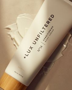 Packaging for the beauty brand, + Lux Unfiltered designed by Nari Creative. Packaging design included outer boxes and bottles, following the branding created in collaboration with Sivan Ayla. Hair Paste, Beauty Shoot, Blooming Rose, Creative Packaging Design