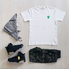 outfit grid Dope Fits, Plaid Outfits, Outfit White, White Camo, Simple Fashion, Street Outfit, Fashion Spring, Dope Outfits