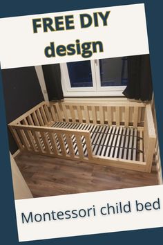 Create a safe and cozy Montessori floor bed for your toddler! This DIY guide walks you through building a low, accessible bed that encourages independence and freedom of movement. Perfect for a Montessori-inspired room, this floor bed is simple to make and budget-friendly. Save this pin to start your child’s Montessori journey with a beautiful, functional bed! How To Build A Montessori Floor Bed, Crib To Floor Bed Diy, Diy Floor Bed Toddler, Montessori Bed Diy Plans, Diy Floor Bed Frame, Diy Montessori Floor Bed, Diy Toddler Floor Bed, Diy Montessori Bed, Montessori Bed Plans