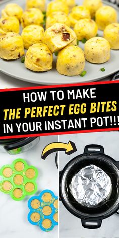 how to make the perfect egg bites in your instant pot