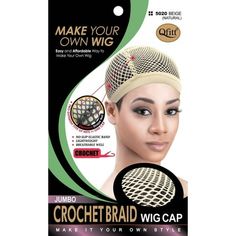 Two different types of Net - Comfortable elastric band - Perfect for protective style - Lightweight - Hair can breath Color: Beige. Jumbo Crochet Braids, One Dreadlock, Dreadlock Wig, Crochet Wig, Net Stockings, Micro Crochet, Braid Wig, Invisible Lace, U Part Wig