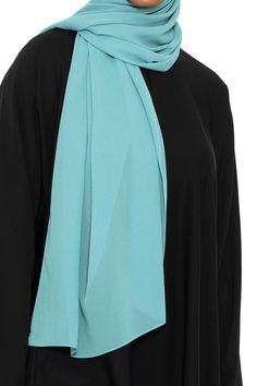 Essential Hijab Sea Breeze | Al Shams Abayas 5 Garment Workers, Sea Breeze, Made In China, Everyday Look, Chiffon, China