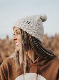 Our knit pom beanie will keep your head warm as you adventure outside. High quality knit details, and goes great with every outfit. Not too hot, or too cold--but just right! 80% acrylic, 20% wool Casual Winter Beanie With Pom Poms, Cold Weather Beanie With Pom Poms, Casual Beanie With Pom Poms, Casual Pom Pom Hat For Cold Weather, Fall Beanie With Pom Poms For Cold Weather, Casual Fall Beanie With Pom Poms, Cozy Gray Outdoor Hat, Soft Knit Beanie For Outdoor, Cozy Soft Knit Beanie For Outdoor