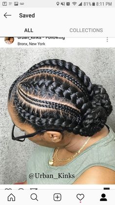 Cornrow Updo On Natural Hair, Big Cornrows, Cornrow Hairstyle, Lemonade Braids Hairstyles, Short Box Braids Hairstyles, Protective Hairstyles For Natural Hair