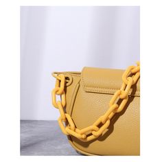 Free U.S. shipping. Style: Commuting , color:Yellow, suite for season：Spring, Summer, Autumn, Winter ，Anniversary, Going out, Hanging out, Material Genuine Leather, Yellow Leather Half-Moon over the Shoulder Bags Acrylic Chain Bags Acrylic Chain Bag, Trendy Yellow Satchel Shoulder Bag, Yellow Rectangular Shoulder Bag With Chain Strap, Yellow Crossbody Shoulder Bag, Yellow Crossbody Bag As Fashion Accessory, Trendy Yellow Bags With Chain Strap, Trendy Yellow Shoulder Bag With Detachable Strap, Chic Yellow Bag With Chain Strap, Yellow Bags With Chain Strap For Everyday Use