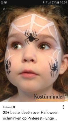 Spider Face Painting, Spider Makeup, Spider Face, Halloween Fest, Face Painting Easy