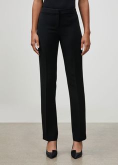 LAFAYETTE 148 Crepe Barrow Pant Plus Size Suits, Petite Pants, Plus Size Pants, Straight Trousers, Crepe Fabric, Fashion Pants, Women's Pants