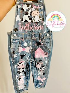 First Birthday Overalls Girl, Cow Themed Birthday Party Outfit, 1st Birthday Gender Neutral Themes, Cow Second Birthday Party Girl, Cow Print 1st Birthday Girl, Cow Girl Birthday Party Theme, Pink Cow Themed Birthday Party, Pink Cow Birthday Party